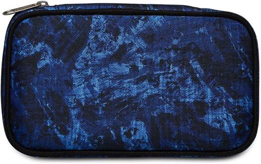 Astuccio Quick Case Seven Freethink Boy Blue nero fantasia onde - 23,5 x 11 x 6 cm - 6