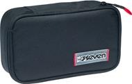 Astuccio rettangolare con zip Quick Case Seven Freethink Unisex - Nero 23,5 x 11 x 6 cm