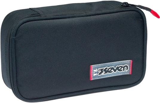 Astuccio rettangolare con zip Quick Case Seven Freethink Unisex - Nero 23,5 x 11 x 6 cm
