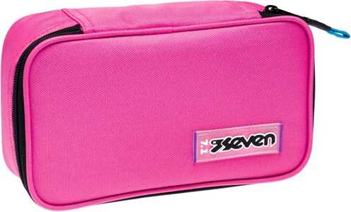 Cartoleria Astuccio Quick Case Seven Freethink Unisex - Fucsia 23,5 x 11 x 6 cm Seven