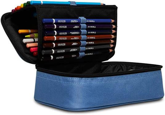Astuccio rettangolare con zip Quick Case Seven Freethink Unisex - Azzurro 23,5 x 11 x 6 cm - 3
