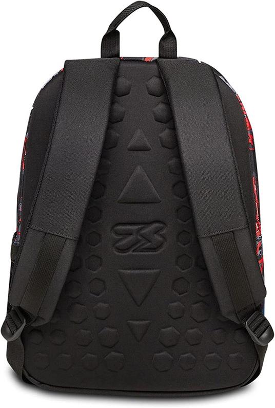 Zaino scuola Pro Xxl Grs auricolari Wireless Seven Pro Xxl Nero, fantasia graffiti - 32 x 44 x 19 cm - 6