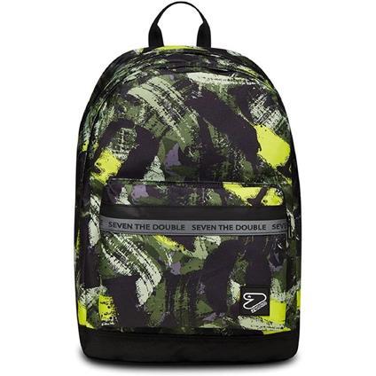 Zaino scuola Pro Xxl Grs auricolari Wireless Seven Pro Xxl Verde oliva, giallo - 32 x 44 x 19 cm