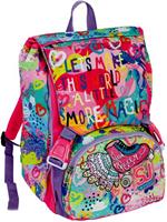 Zaino scuola Sdoppiabile Big SJ Gang Magicflip Girl, Candy Fuxia - 27 x 41 x 16 cm