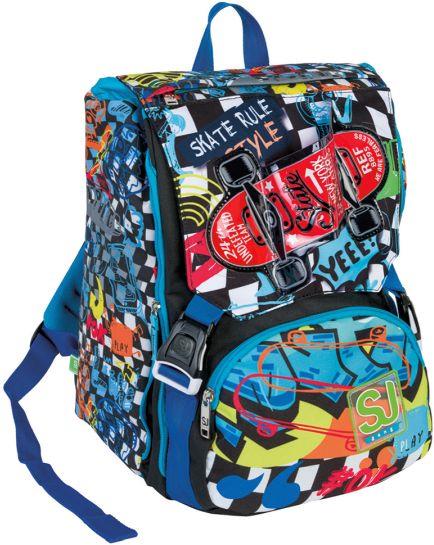 Zaino scuola Sdoppiabile Big SJ Gang Trickflip Boy, Jet Black - 27 x 41 x 16 cm - 2