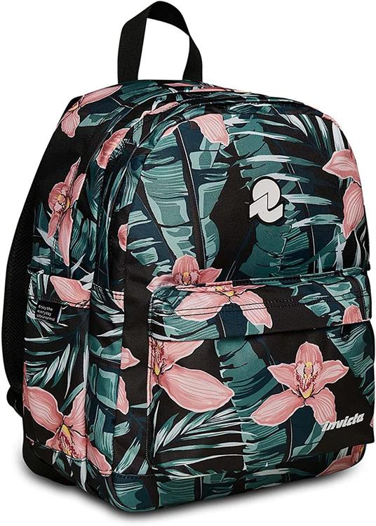 Zaino scuola Invicta Lab Fantasy Invicta Backpack Grs, Tropical Hibiscus - 30,5 x 39 x 21,5 cm - 2