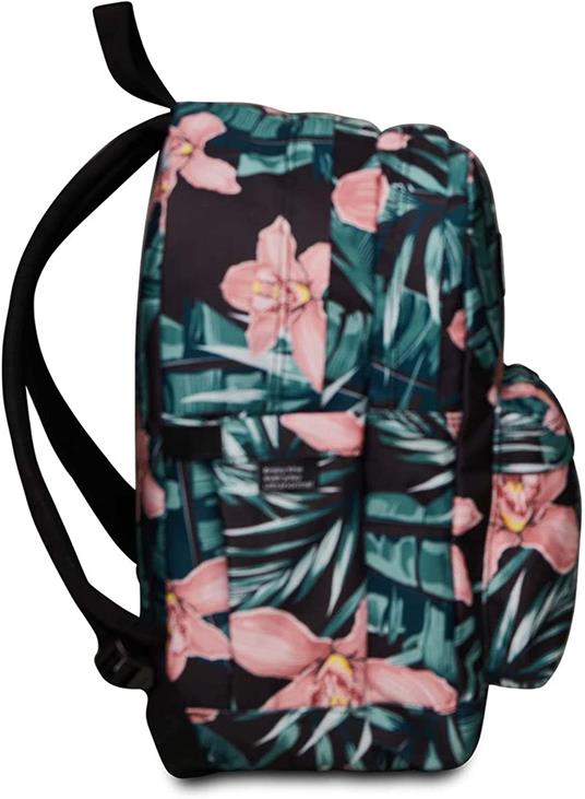 Zaino scuola Invicta Lab Fantasy Invicta Backpack Grs, Tropical Hibiscus - 30,5 x 39 x 21,5 cm - 3