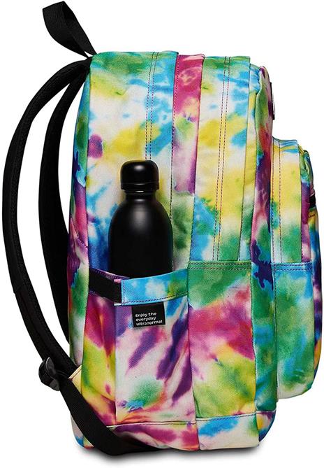 Zaino scuola Jelek Fantasy Invicta Backpack Grs, Tie Dye Rainbow - 32 x 43 x 25 cm - 2