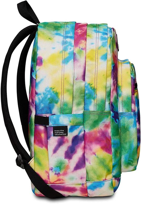 Zaino scuola Jelek Fantasy Invicta Backpack Grs, Tie Dye Rainbow - 32 x 43 x 25 cm - 4