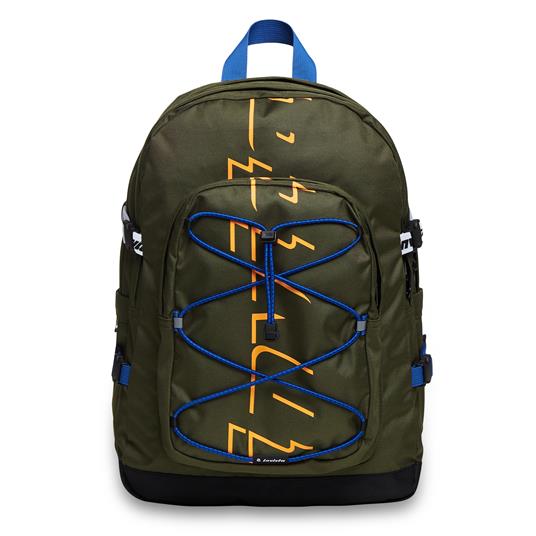 Zaino scuola Jelek Backpack Grs Invicta Active, Green Military - 32 x 43 x 25 cm