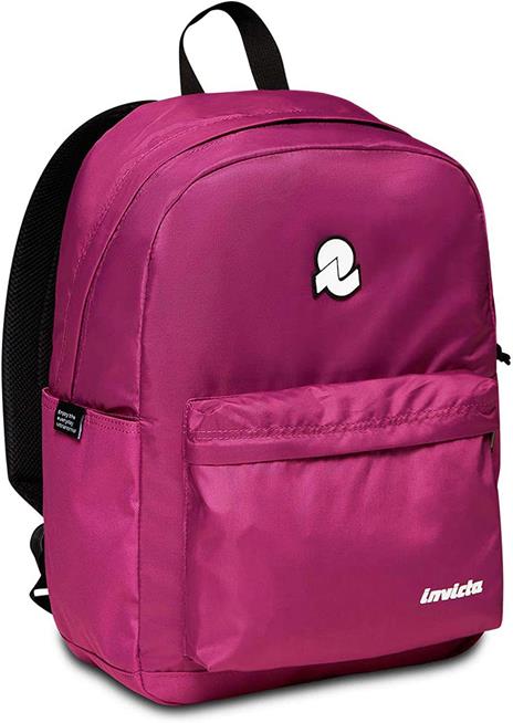 Zaino scuola Carlson Plain Invicta Backpack Grs, Festival Fuchsia - 30 x 41,5 x 18 cm - 2