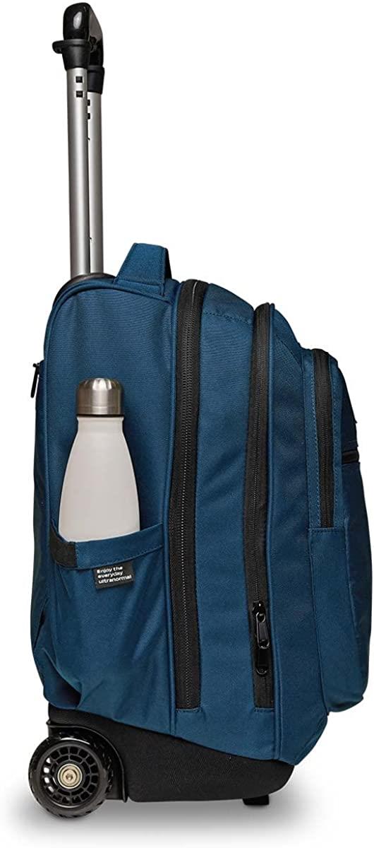 Zaino scuola New Bump Plain Invicta Trolley Invicta Grs, Moonlit Ocean - 35 x 50 x 21,5 cm - 2