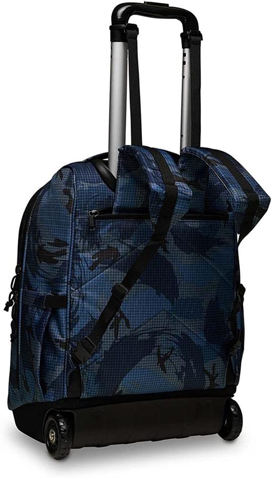 Zaino scuola New Bump Fantasy Invicta Trolley Grs, Military Camo Avio - 35 x 50 x 21,5 cm - 6