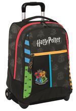 Zaino scuola Big Trolley Harry Potter Magical Creatures, Jet Black - 35 x 48 x 21 cm