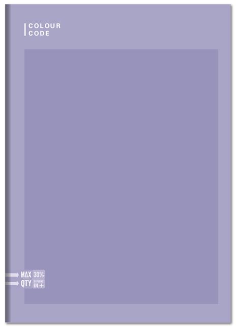 Quaderno Spiral Maxi 160/80 Colour Code Pastel Colorful, 1 Rigo - 22 x 29,5 cm - 6
