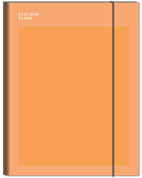 Cartellina con elastico Ds01# Colour Code Pastel Colorful - 25 x 34 cm