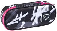 Astuccio ovale con zip Round Plus Grs Seven Pink Street, Fluo Fuxia