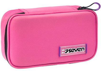 Astuccio rettangolare con zip Quick Case Seven Freethink Unisex, Rosa