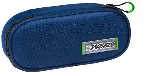Cartoleria Astuccio ovale Round Plus Seven Freethink Unisex, azzurro Seven