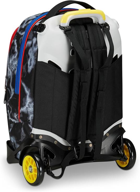 Zaino Trolley Jack -2Wd Seven Mark On Boy, Jet Black - 5