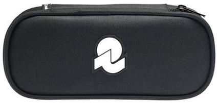 Astuccio ovale portapenne Scuola, Nero, Con zip e Tasca Interna - scuole Elementari, Medie, Superiori