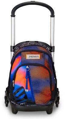 Zaino Trolley Flex 3Wd Seven Shadefull Boy, Reflex Blue