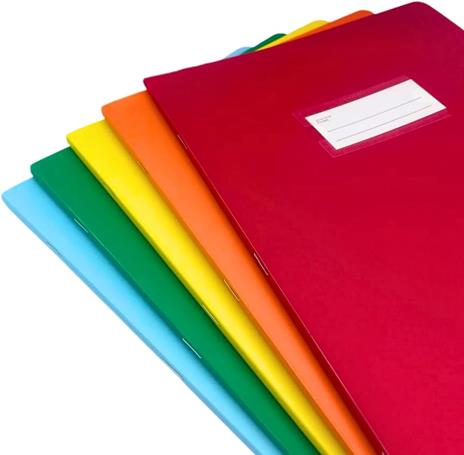 Quaderno A4 Maxi 96/100 R Ppl Coprente 10M Colour Code Cover - a quadretti 10mm, 21 x 29.7 cm - 4