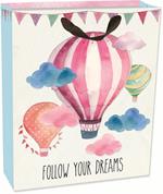 Sacchetto regalo Gift Bag Large. Air Balloons