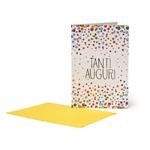 Large Biglietto Auguri - Watercolor Dot
