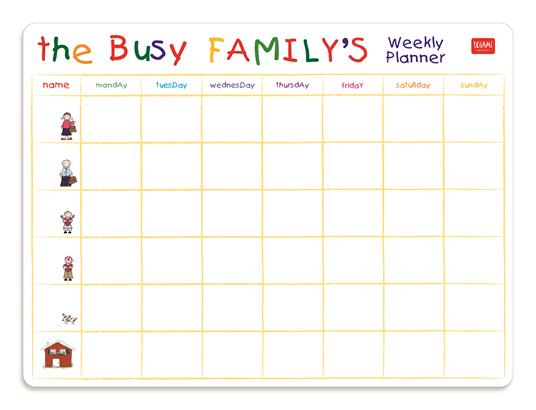 Lavagna magnetica Something to Remember Magnet Board. Busy Family