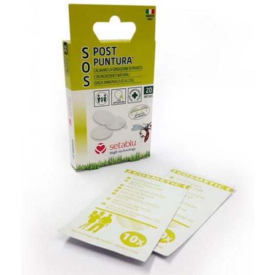 Patch Post Puntura Zanzara o Insetti 20 Pezzi