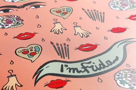 Quaderno I'm Frida, Frida Kahlo, rosa, carta ecologica - A5 - 3
