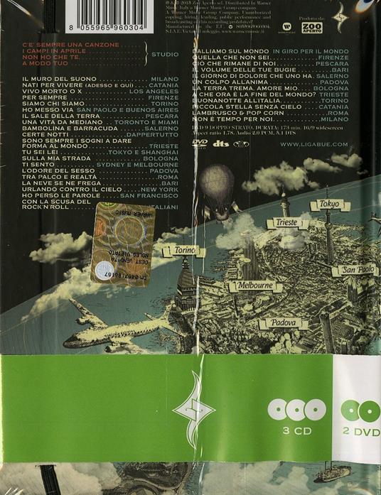 Giro del mondo (Deluxe Limited Edition) - CD Audio + DVD di Ligabue - 2