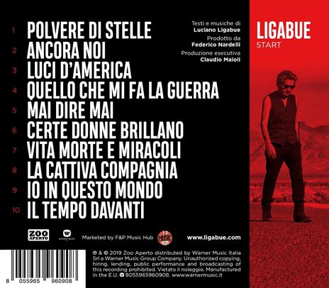 Start - CD Audio di Ligabue - 2