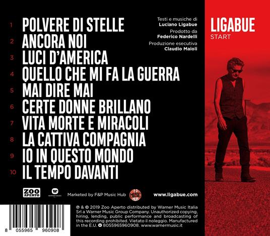 Start - Ligabue - CD