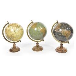 Mappamondo Per Arredamento 18 x 27,5 cm Assortito 98654