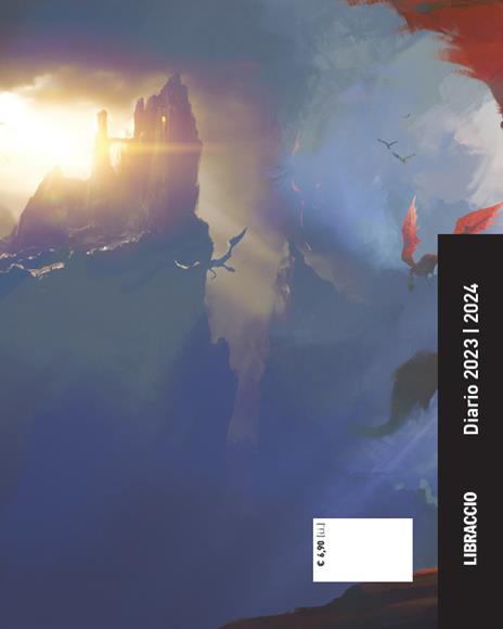 DIARIO 2023-2024 Libraccio Drago Rosso - 11,5 x 16 cm - 2