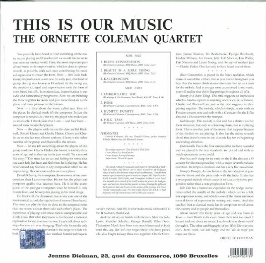 This Is Our Music - Vinile LP di Ornette Coleman - 2