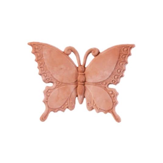 Antico Mestiere Farfalla Colias Galestro Cm 21 In Terracotta Appendibile Decorazione