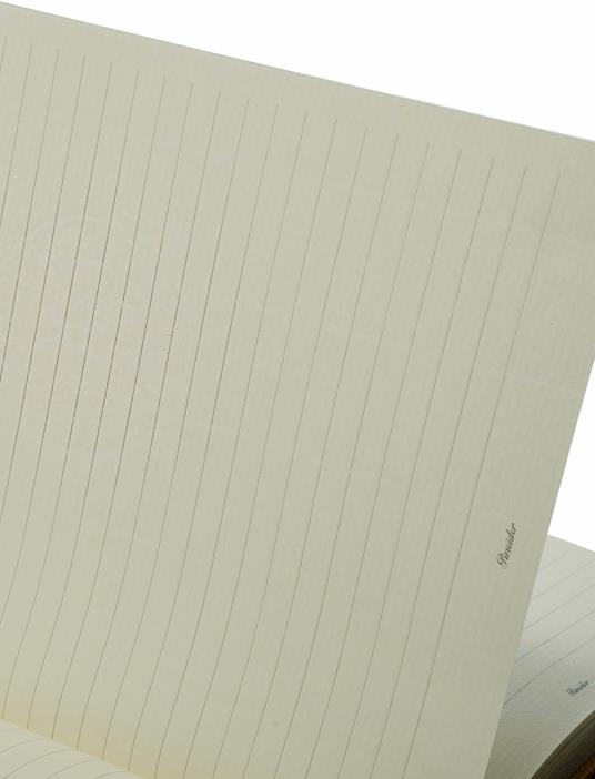 Taccuino Pineider, Notes Milano, 96F, 80G, Bordo Argento - 9 x 14 cm - 4