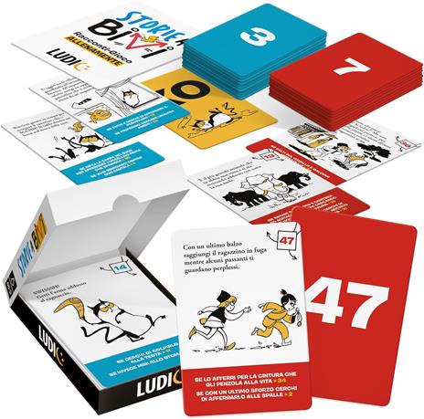 Ludic - Storie a bivi - Racconti-Gioco Allenamente - Gioco di Società per 1 o più Giocatori, Anni 10+ - 3