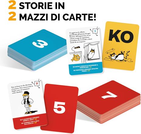 Ludic - Storie a bivi - Racconti-Gioco Allenamente - Gioco di Società per 1 o più Giocatori, Anni 10+ - 5
