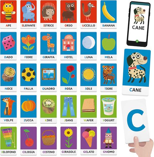 Headu - Flashcards Parlanti i Suoni dell'Alfabeto, Con il Metodo Fonetico Interattivo, Un Gioco Educativo dai 2 ai 4 anni - 3