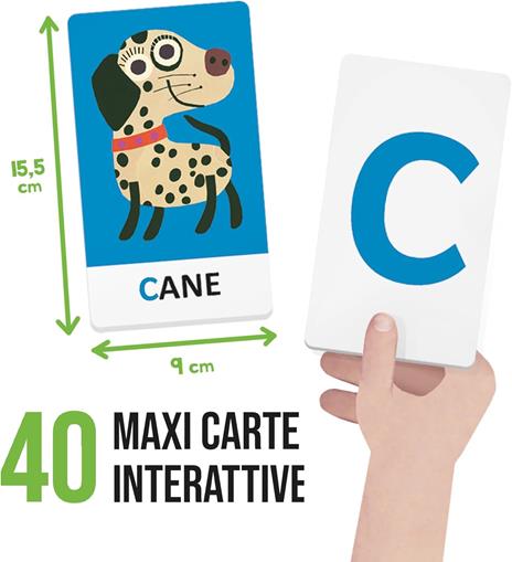 Headu - Flashcards Parlanti i Suoni dell'Alfabeto, Con il Metodo Fonetico Interattivo, Un Gioco Educativo dai 2 ai 4 anni - 4