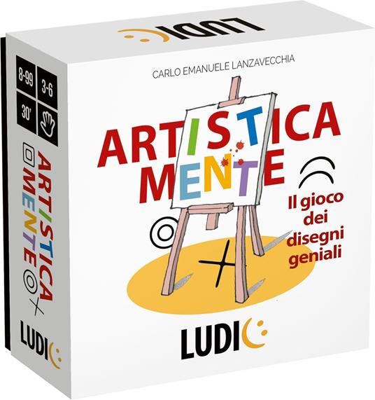 Ludic - ArtisticaMente - Il Gioco dei Disegni Geniali - da 3 a 6 Giocatori, Anni 8+