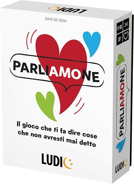 Ludic - ParliAMOne - Il Gioco che Stimola il Dialogo e la Condivisione - da 3 a 6 Giocatori, Anni 8+