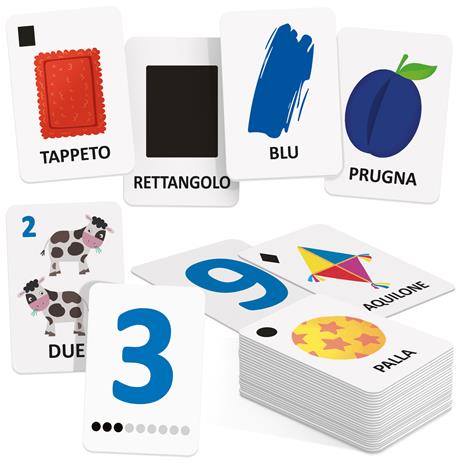 Carte Vitamine Gioco Numeri, Forme e Colori - 2