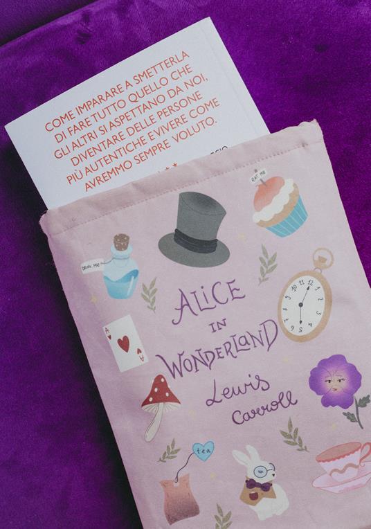 Custodia libri Alice nel Paese delle Meraviglie. Cover Book - 4