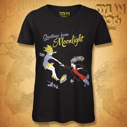T-Shirt Donna Tg. M. Dylan Dog: Greetings