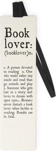 Segnalibro Legami Booklovers con elastico. Amante dei libri. Book Lover